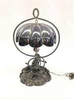 Pairpoint Silver Plated Water Lilly Table Lamp