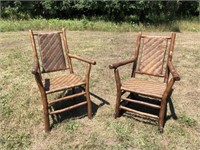 Old Hickory Arm Chair and Rocker