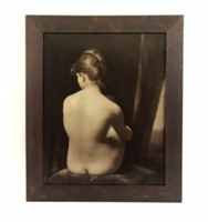 Nude Print of Young Woman