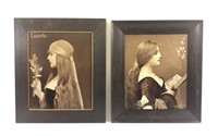 Two Arts & Crafts Framed Prints of Women