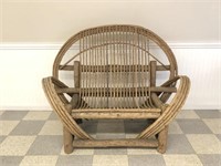 Willow Bentwood Arched Back Settee