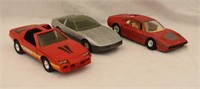 3 pcs Vintage Die Cast Sports Cars 1:48