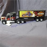 Plastic Harley Davidson semi  &