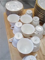 Wedgwood cups and saucers for 12