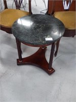 Short marble top table