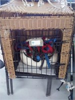 Dog kennel with accessories