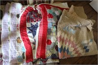 4 Vintage Cutter Quilts