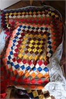 Hand Stitched Polyester Quilt
