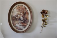 2 Home Interior Pictures & 2 Roses
