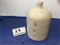 5 gallon small wing, Red Wing shoulder jug