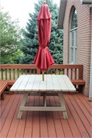 Outdoor Wood 5x4 with Umbrella