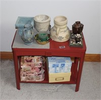 Small Stand with Contents