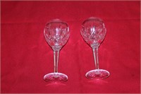 2 Waterford Wine Glasses