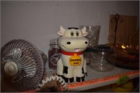 70's Carnival, Cow Cookie Jar, Bread box, fan