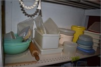 Tupperware (contents on the middle shelf)