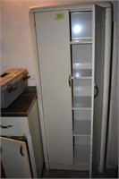 White Metal Storage cabinet