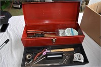 Red Tool box w/ tools