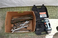 Wrenches, B & D Cordless Drill, etc.