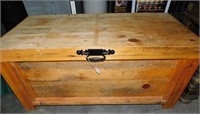 Vintage Pine Blanket Chest