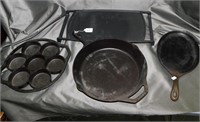 4 Pieces of Cast Iron Cookware
