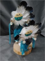 Sun Face Kachina Doll Signed