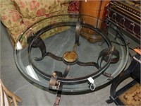 Beveled Glass Coffee & End Table Set
