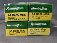80 Rounds Remington 44 Rem. Mag. 240 Gr. Ammo