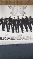 THE EXPENDABLES 1 SIDED MOVIE POSTER AUTHENTIC