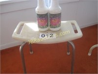 Shower stool and silk plant cleaner