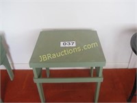 16'' X 18'' X 17 T Wood table.