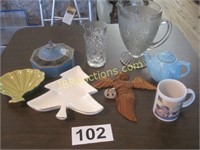 Picture- Blue Tea Pot- Trinket Dish