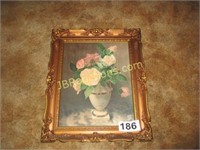 Flowers w/ vase Painting