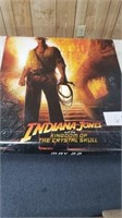 DOUBLE SIDED INDIAN JONES MOVIE POSTER AUTHENTIC
