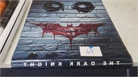 THE DARK KNIGHT DOUBLE SIDED MOVIE POSTER AUTHENTC