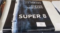 SUPER 8 DOUBLE SIDED MOVIE POSTER AUTHENTIC