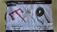 10-Unused Chains & 5-Unused Ratchet Binders