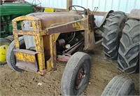 Ford gas tractor w/ Massey-Ferguson loader frame