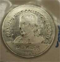 Franklin Mint Certification