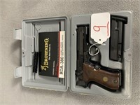 9. Browning .380 Semi Auto, 2 Mags, Case SN:425