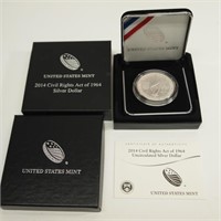 2014 Civil Rights Act of 1964 Silver Dollar