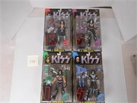 Lot of 4- KISS Action Figures
