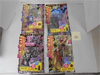 Lot of 4 - Wild C.A.T.S Action Figures