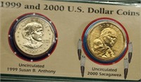 1999 & 2000 U.S. Dollar Coins/UNC