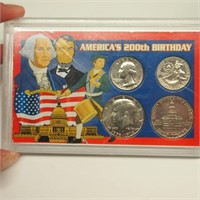 America's 200th Birthday Coin Set