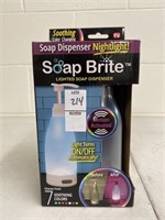 Soap Brite lighted soap dispenser