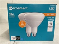 Ecosmart 90w LED soft white bulb, is a dimmable