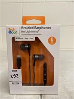 Tech&Go Signature Series Braided earbuds made for