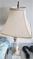 ANTIQUE ALABASTER LAMP