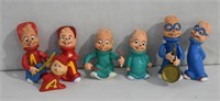 Alvin & The Chipmunks Figures Lot