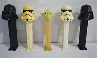 5pcs Star Wars PEZ Candy Dispensers